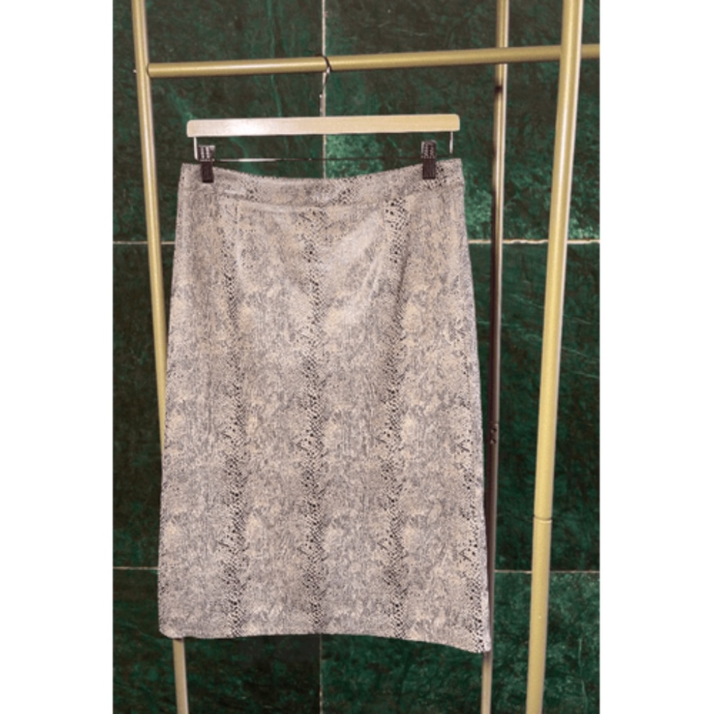 Brave + True Brown Hinterland Skirt Brown Cobra Print